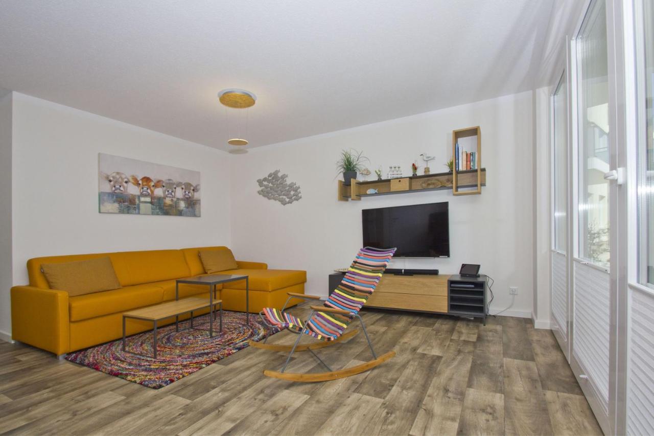 Mit Meerblick Und Terrasse, Gratis Nutzung Vom Ahoi Erlebnisbad Und Sauna In Sellin - Meeresblick Fewo 68 Goehren  Kültér fotó